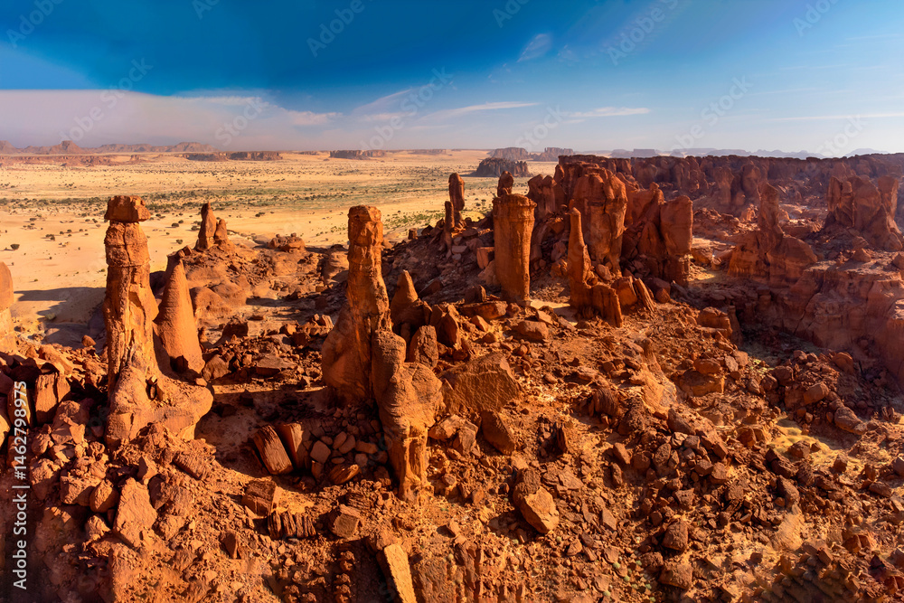 monument valley in the desert