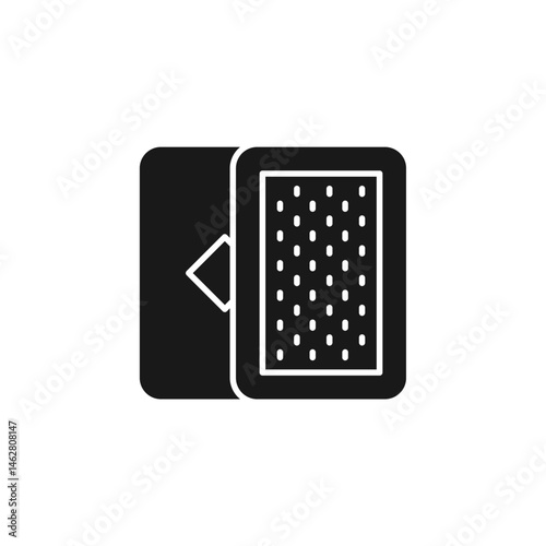 card deck icon. card deck Symbol sign for mobile concept and web design. Vector icon, Logo illustration, Vector graphics
