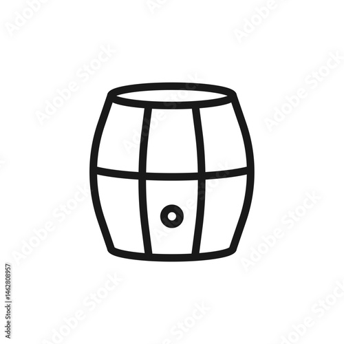 barrel icon. barrel Symbol sign for mobile concept and web design. Vector icon, Logo illustration, Vector graphics