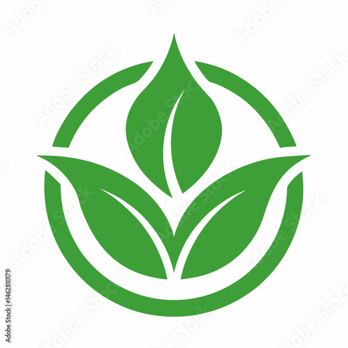 Organic icon on white background 