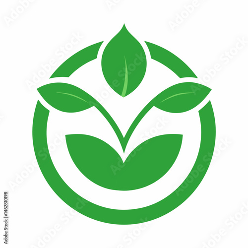 Organic icon on white background 