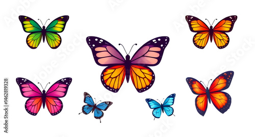 Wallpaper Mural butterfly vector Torontodigital.ca