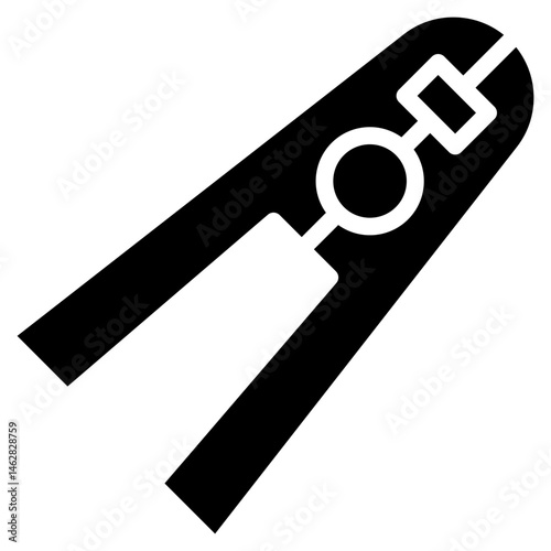 Bold Glyph Clothes Pin Icon