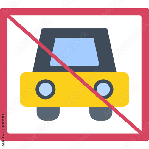 No Overtaking Icon