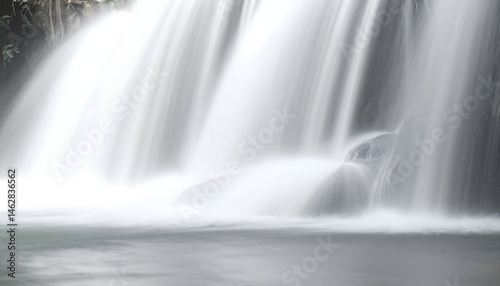 Abstract Dove Grey Waterfall Wedding background