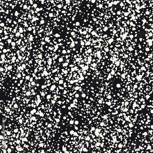 Vector seamless pattern. Modern stylish texture with smooth spots and natural dots. Repeating abstract tileable background. Spotty scattered specks. Trendy abstract surface design.
