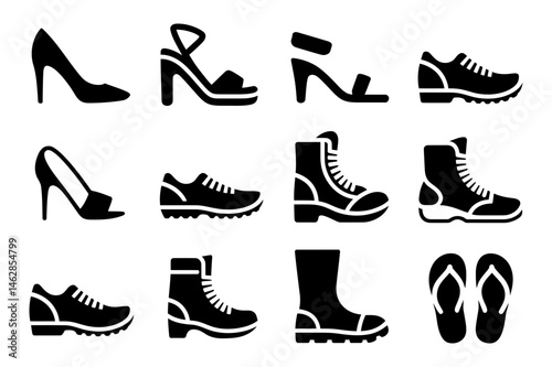 Different types of shoes footwear fashion styles