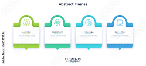 Modern Infographic Vector Banner. Business Illustration