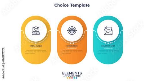 Modern Infographic Vector Banner. Business Illustration