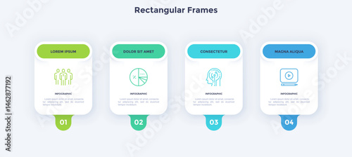 Modern Infographic Vector Banner. Business Illustration