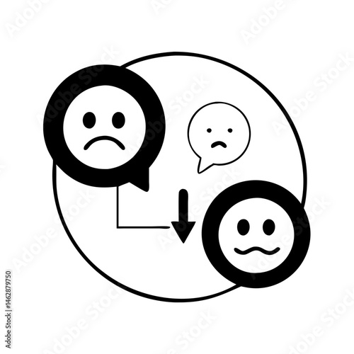 Transformation of Feelings from Negative to Positive in Communication Sphere