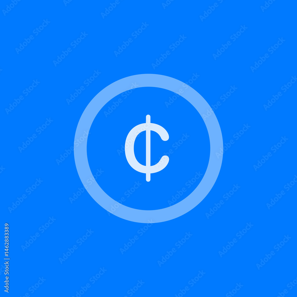 Cent Circle Outline Cent Circle Outline
