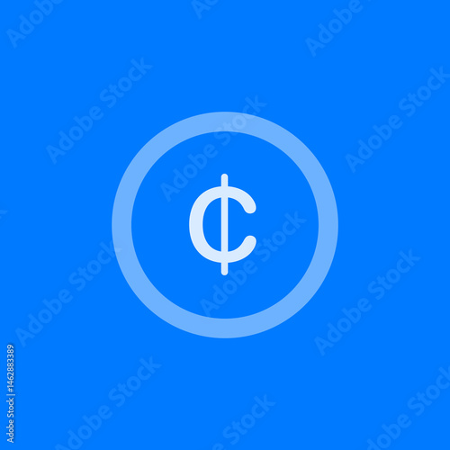 Cent Circle Outline