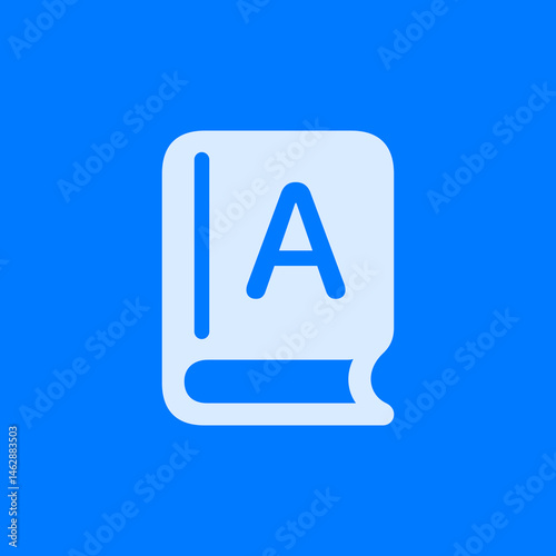 Book Character Fill Icon