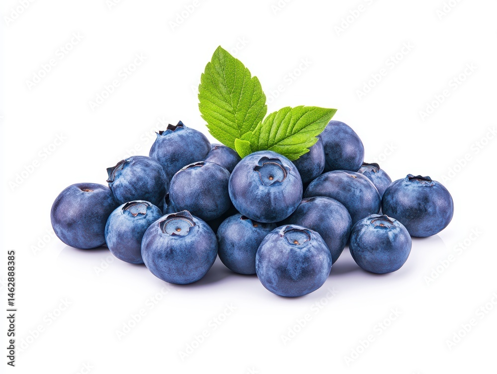 Fototapeta premium Fresh blueberries cluster