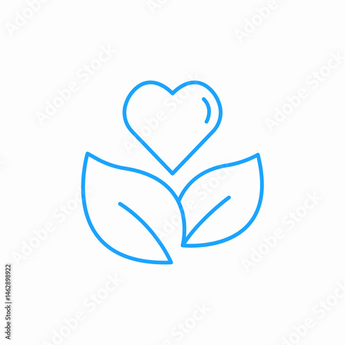 favorite plant icon sign vector