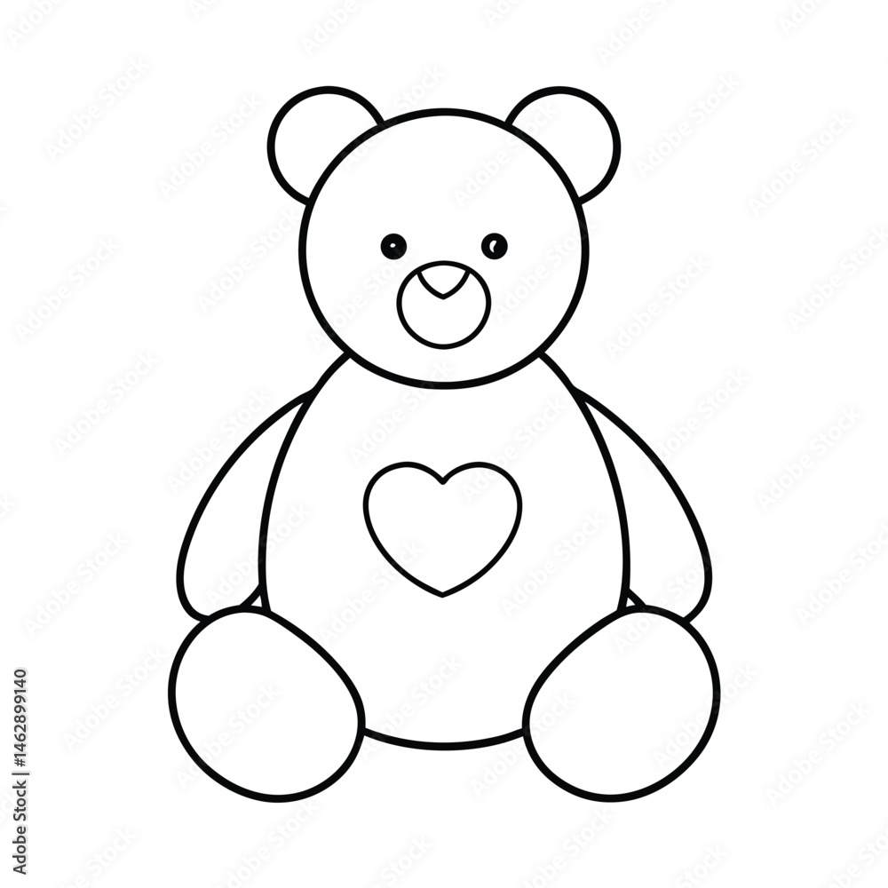 Obraz premium teddy bear cartoon