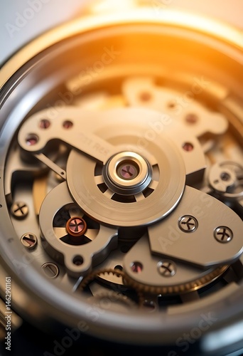 Wallpaper Mural close up view of a watch face Torontodigital.ca