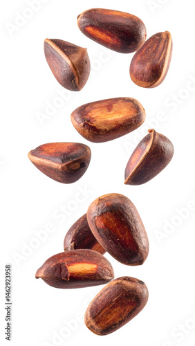 Wallpaper Mural Pine nuts with realistic texture and natural lighting falling on a transparent background Torontodigital.ca