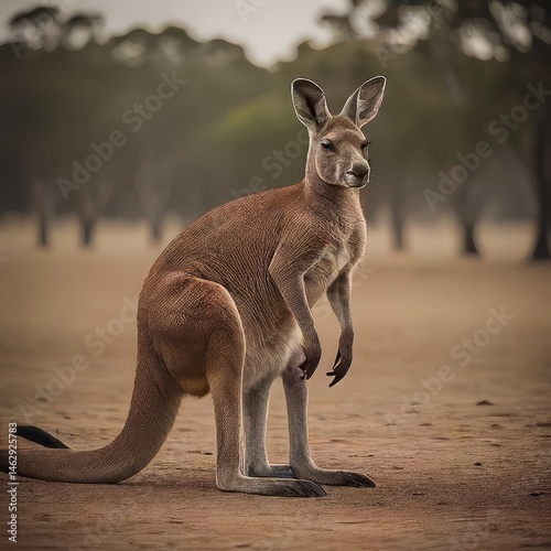 kangaroo in the park