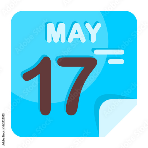 17 May Calendar Icon