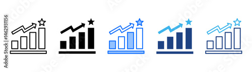 Efficacy Icon Set With Multiple Style Collection 