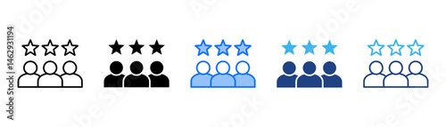 Customer Experience Icon Set With Multiple Style Collection 