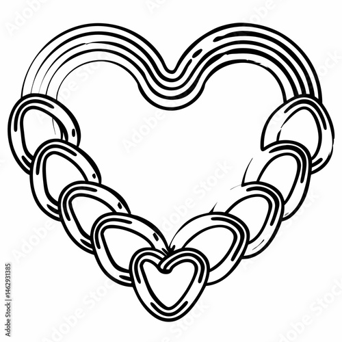 Pride Month Continuous Line Art