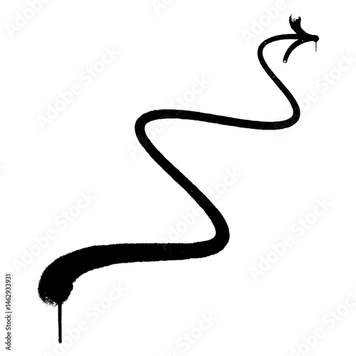 spray arrow graffiti style element