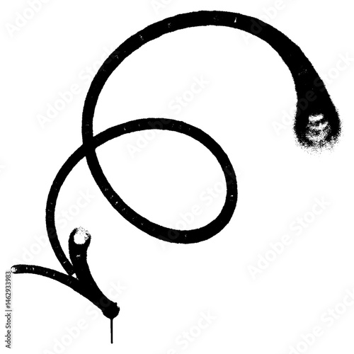 spray arrow graffiti style element