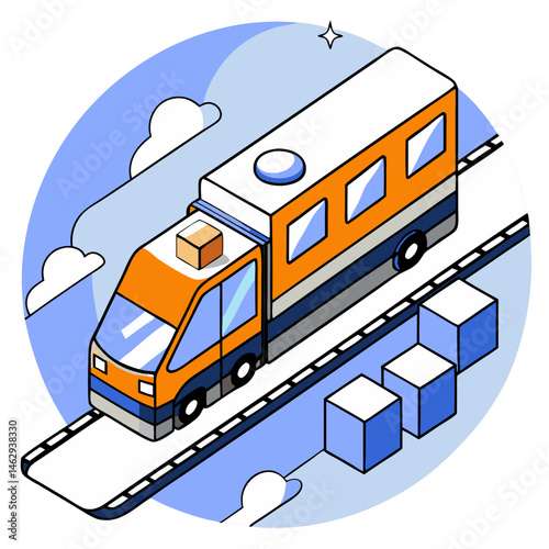 blue - transportation, logistics