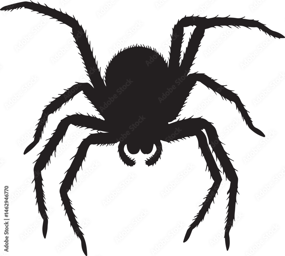 Obraz premium spider isolated on white background