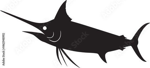 Xiphias Gladius Silhouette – Single Icon