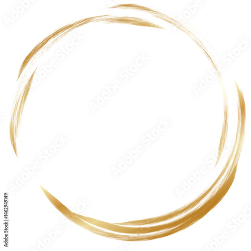 Golden Circle, golden border, golden wedding ornament, luxurious gold circle