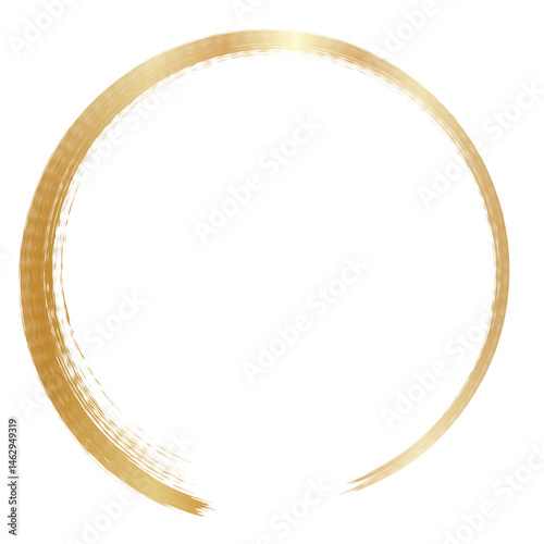 Golden Circle, golden border, golden wedding ornament, luxurious gold circle