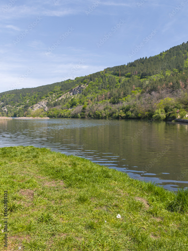 Spring Landscape of Pancharevo lake, Bulgaria