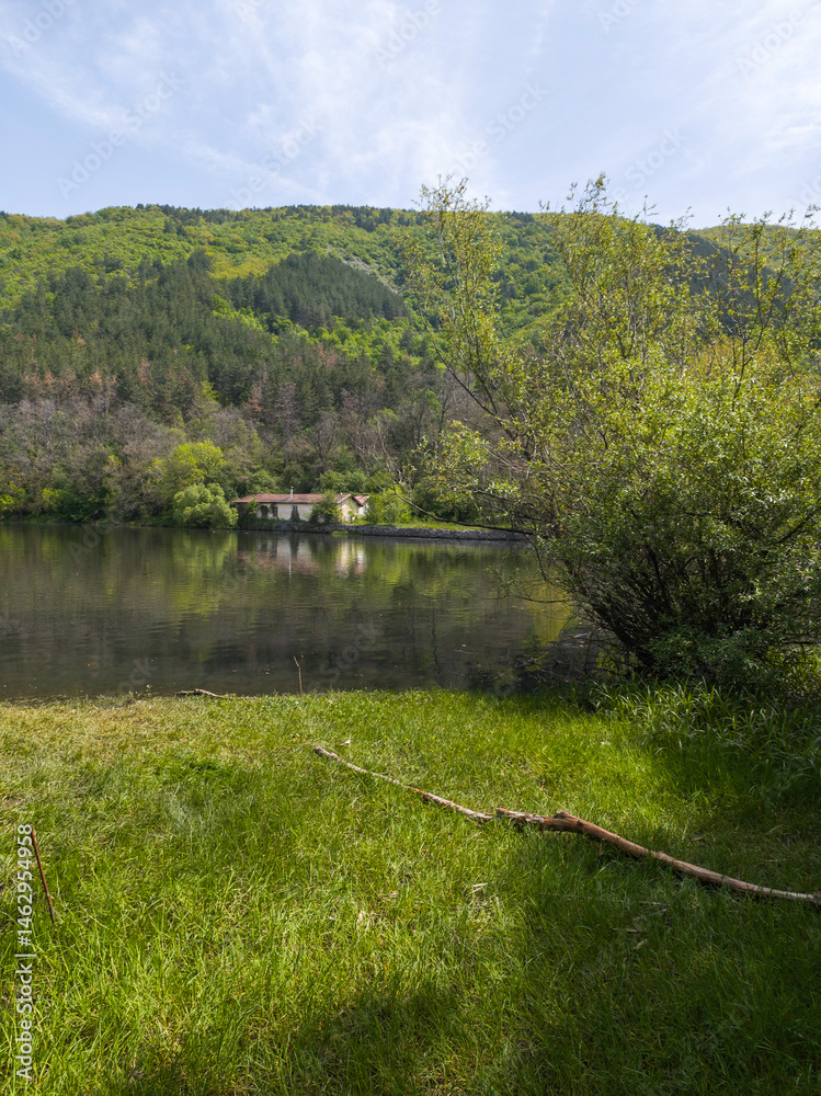 Spring Landscape of Pancharevo lake, Bulgaria