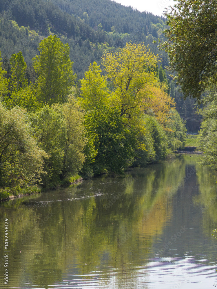 Spring Landscape of Pancharevo lake, Bulgaria
