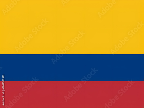 Free Download Full-frame image of the Colombian flag, with horizontal yellow, blue, and red stripes filling the entire picture. - GFXLoad