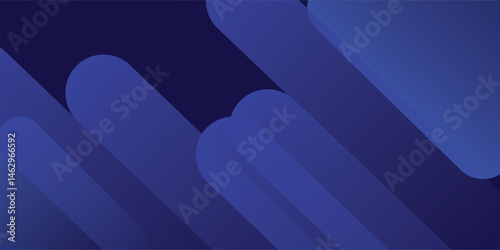 Abstract blue background with glowing geometric lines. Modern blue gradient square shape design. Futuristic technology concept. Suit for brochure, corporate, website, poster, banner, cover modern
