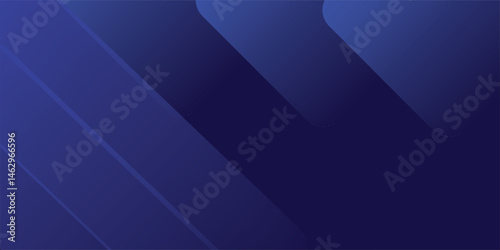 Abstract blue background with glowing geometric lines. Modern blue gradient square shape design. Futuristic technology concept. Suit for brochure, corporate, website, poster, banner, cover modern