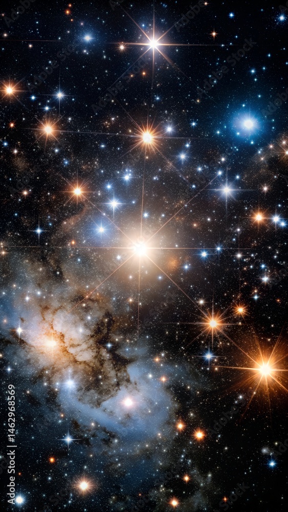 dreamlike starfield fades into distant nebula clouds glowing with soft lights in a dark vertical universe scene laralara for creating ads news dreamlike starfield fades into distant nebula clouds glowing with soft lights in a dark vertical universe scene laralara for creating ads news