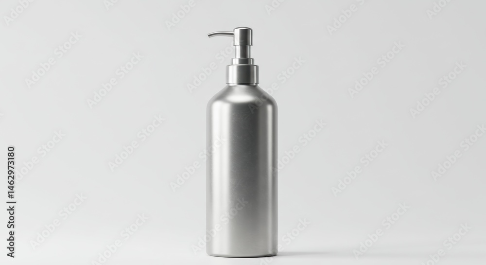 Silver Bottle with Pump Silver Bottle with Pump