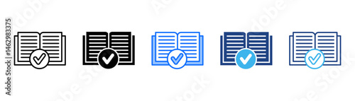 Guidelines Icon Set With Multiple Style Collection 