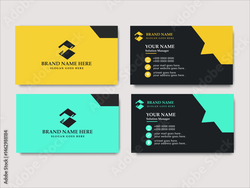 Business card, Corporate card, Modern business card, Professional card, Minimal business card, Clean design, Name card, Simple layout, Company card ,Branding, Identity card, Visiting card .
