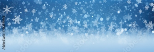 snowflake on a blue background