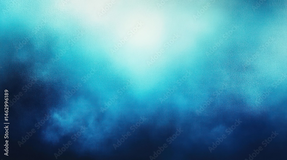 Abstract gradient background with soft blue shades and subtle light effects resembling fog or underwater scene Abstract gradient background with soft blue shades and subtle light effects resembling fog or underwater scene