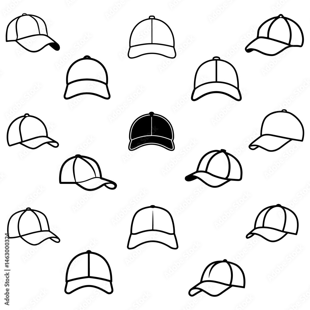 boné de beisebol design