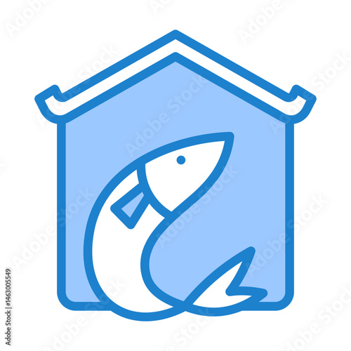 Fresh Fish Market Icon