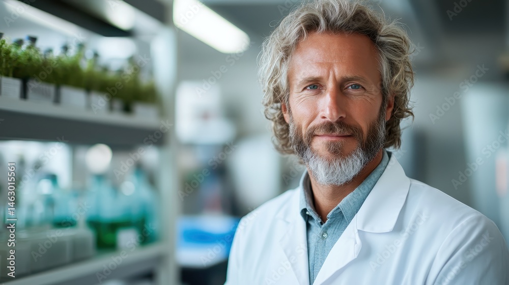 A smiling scientist stands in a laboratory surrounded by various research equipment, representing innovation and curiosity in the field of science and discovery. A smiling scientist stands in a laboratory surrounded by various research equipment, representing innovation and curiosity in the field of science and discovery.